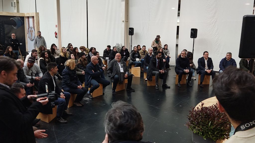 Autoridades asistentes al acto de inauguración de BioCultura en A Coruña