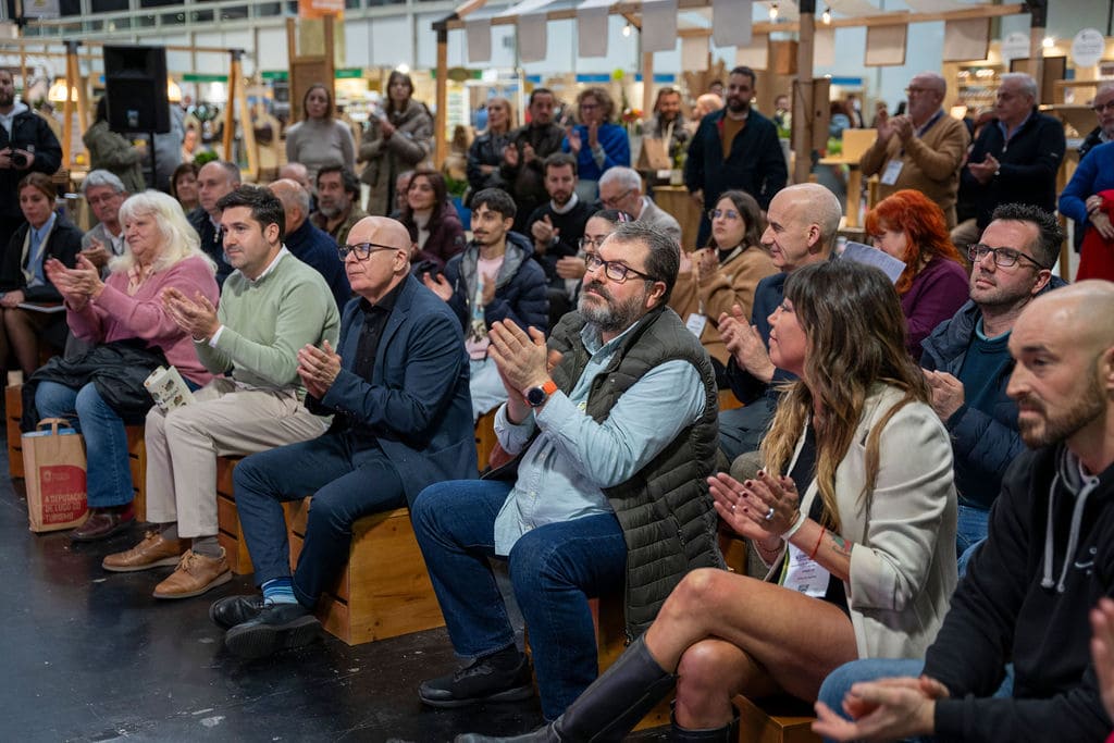 Autoridades asistentes al acto de inauguración de BioCultura en A Coruña