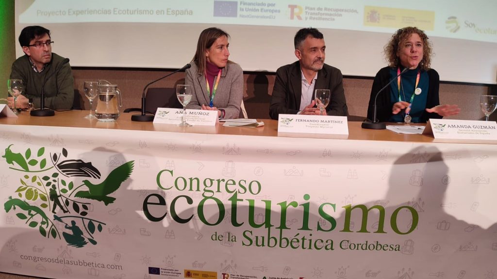 Autoridades asistentes al II Congreso de Ecoturismo de La Subbética Cordobesa