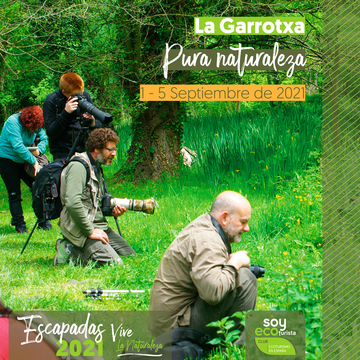 escapada de ecoturismo a la garrota en otoño