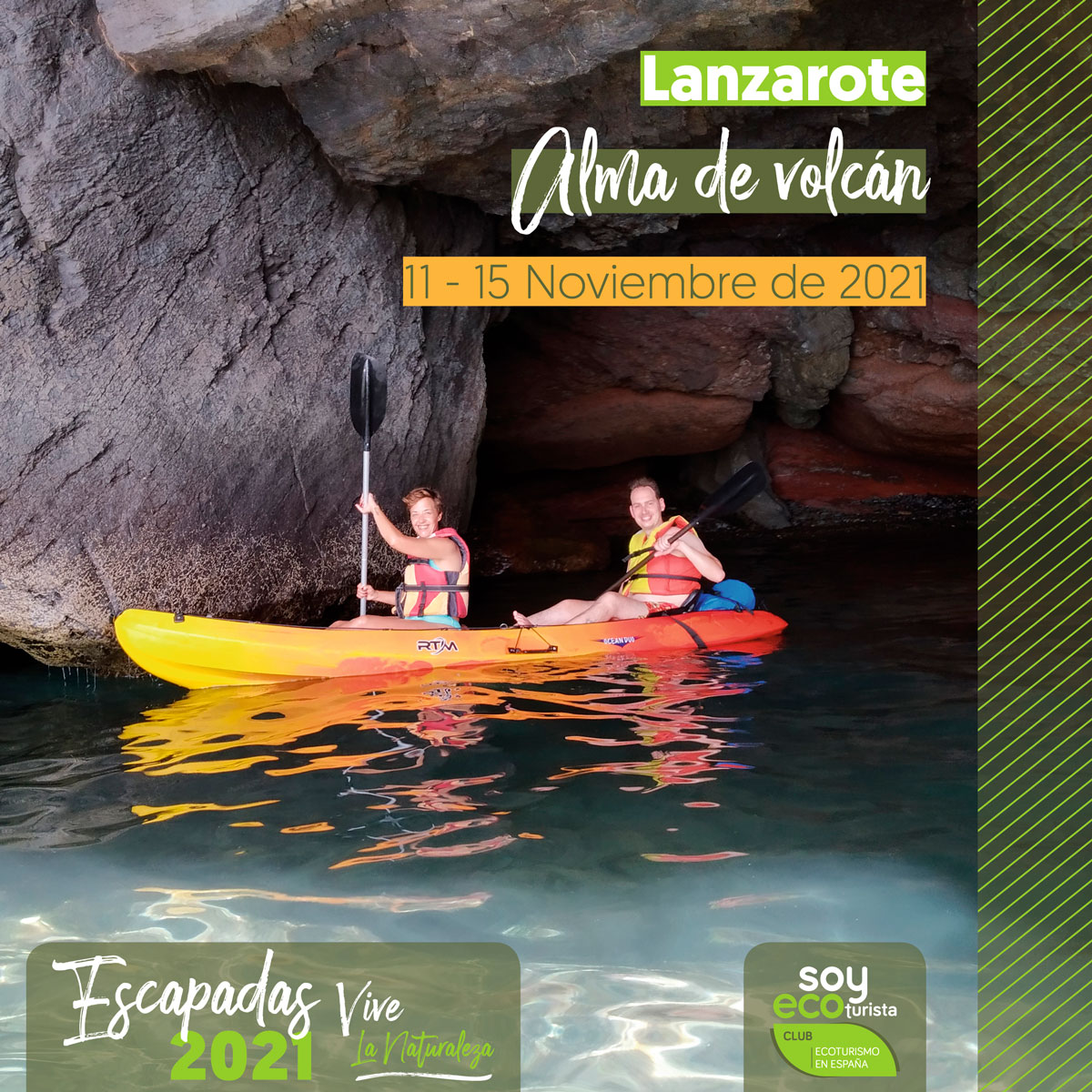 Escapada de ecoturismo en noviembre a Lanzarote